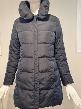 Lodispotto Down Feather Puffer Coat Black Japanese Medium Winter Jacket